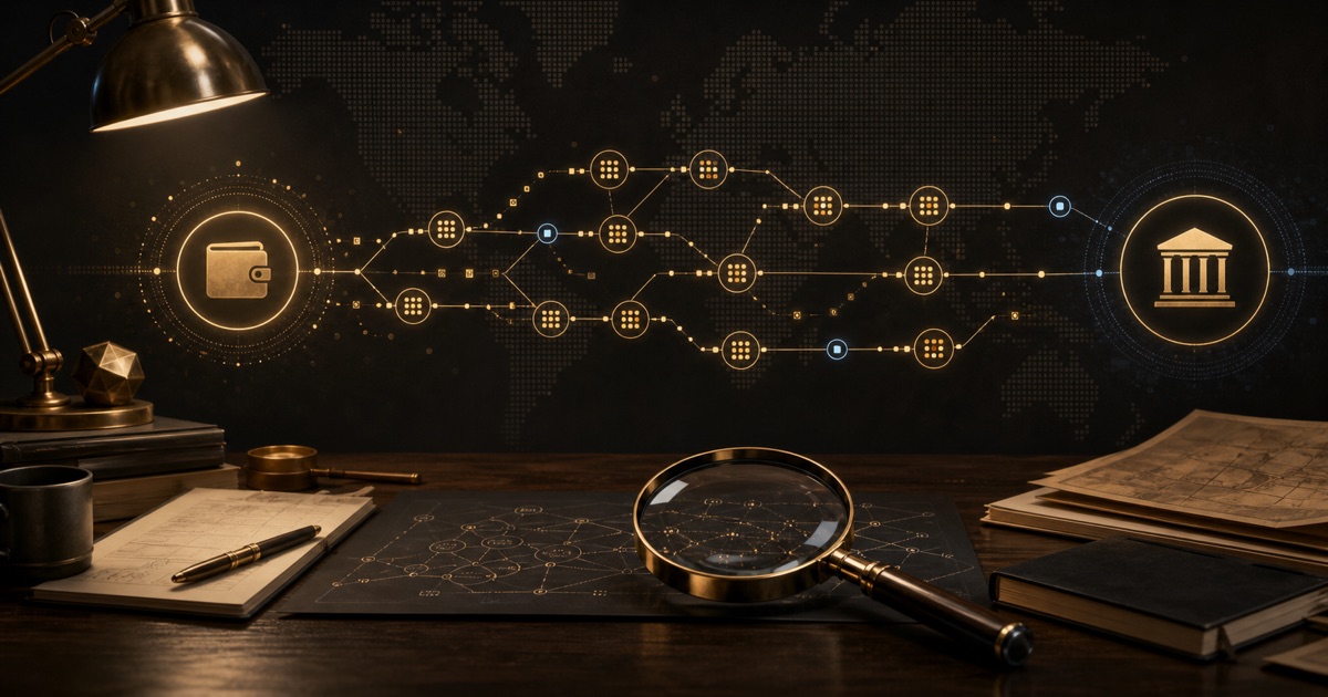 Traçage de transactions après une arnaque crypto